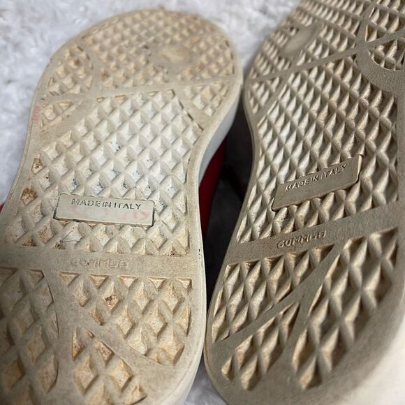 Giuseppe Zanotti Burgundy red Sneakers Low Top Double Zipper Size EU 41 US8 - Picture 12 of 12